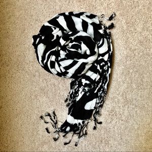 Zebra Print Scarf